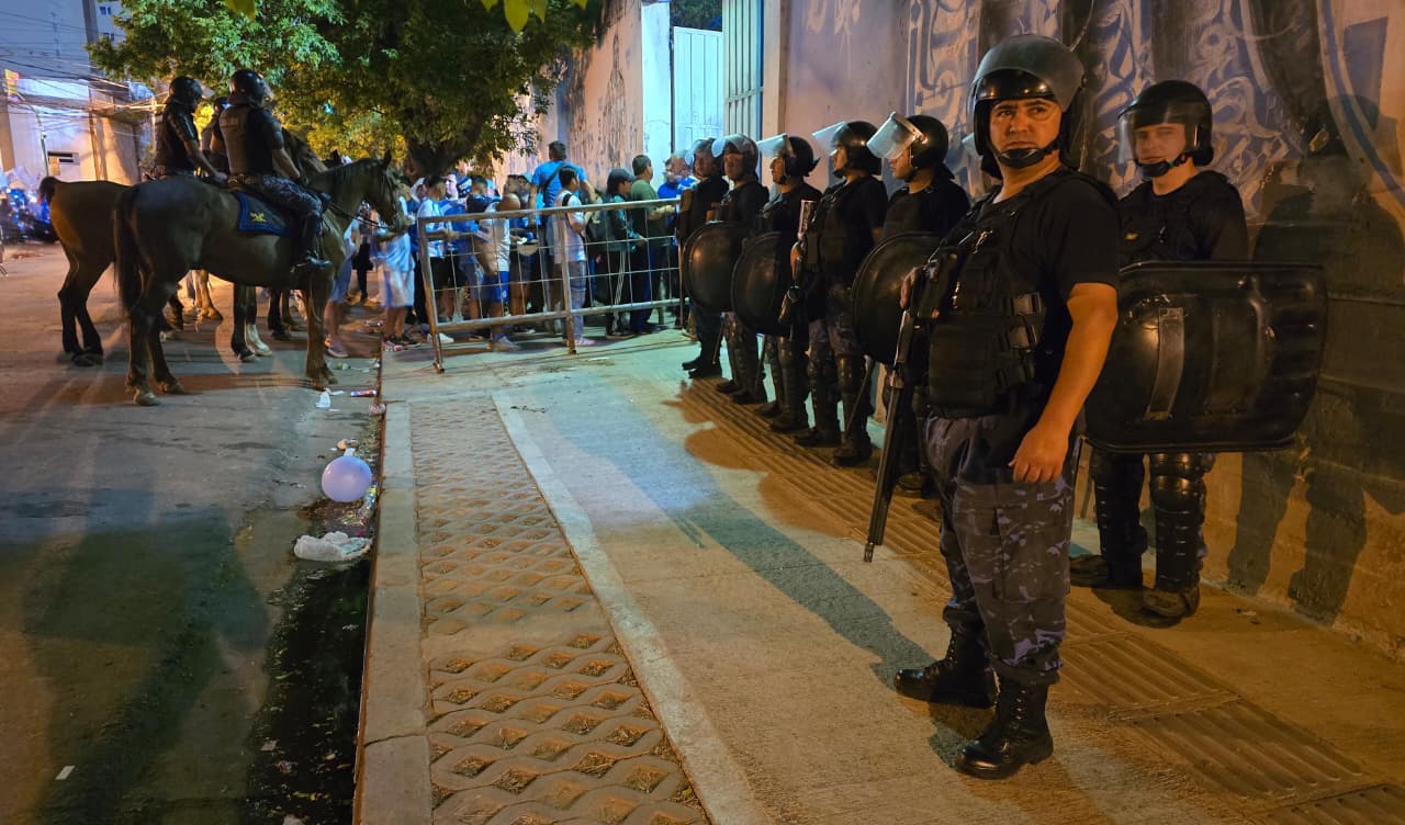 Flojo operativo policial durante el fin de semana deportivo